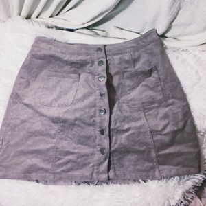 💫 NWOT light purple/tan corduroy skirt 💫